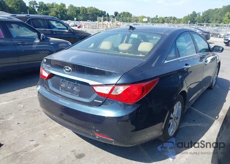 2012 Hyundai Sonata Limited из США, поврежденный, VIN 5NPEC4AC6CH466942
